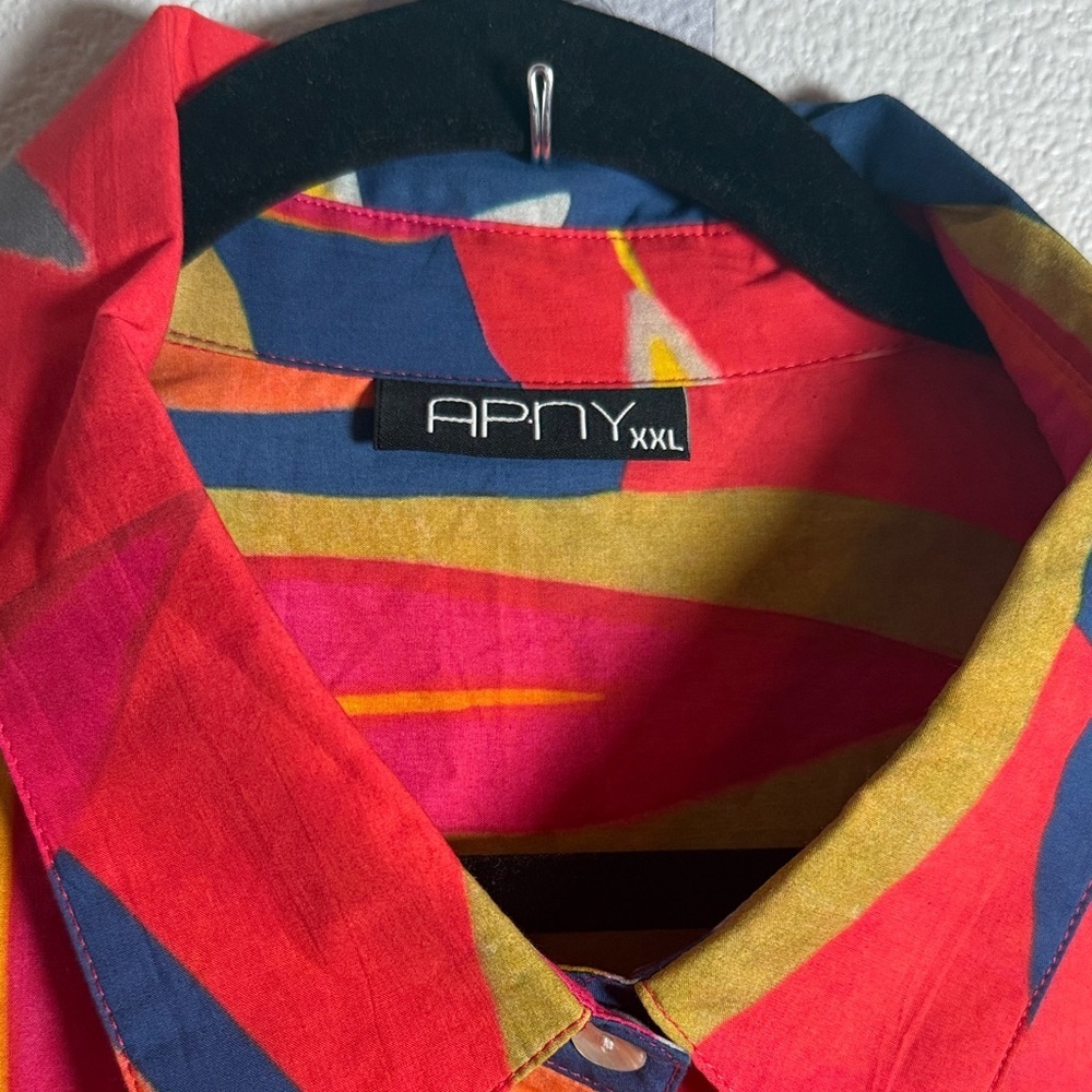 APNY Boyfriend Button-up Shirt Size XXL - Picture 3 of 8